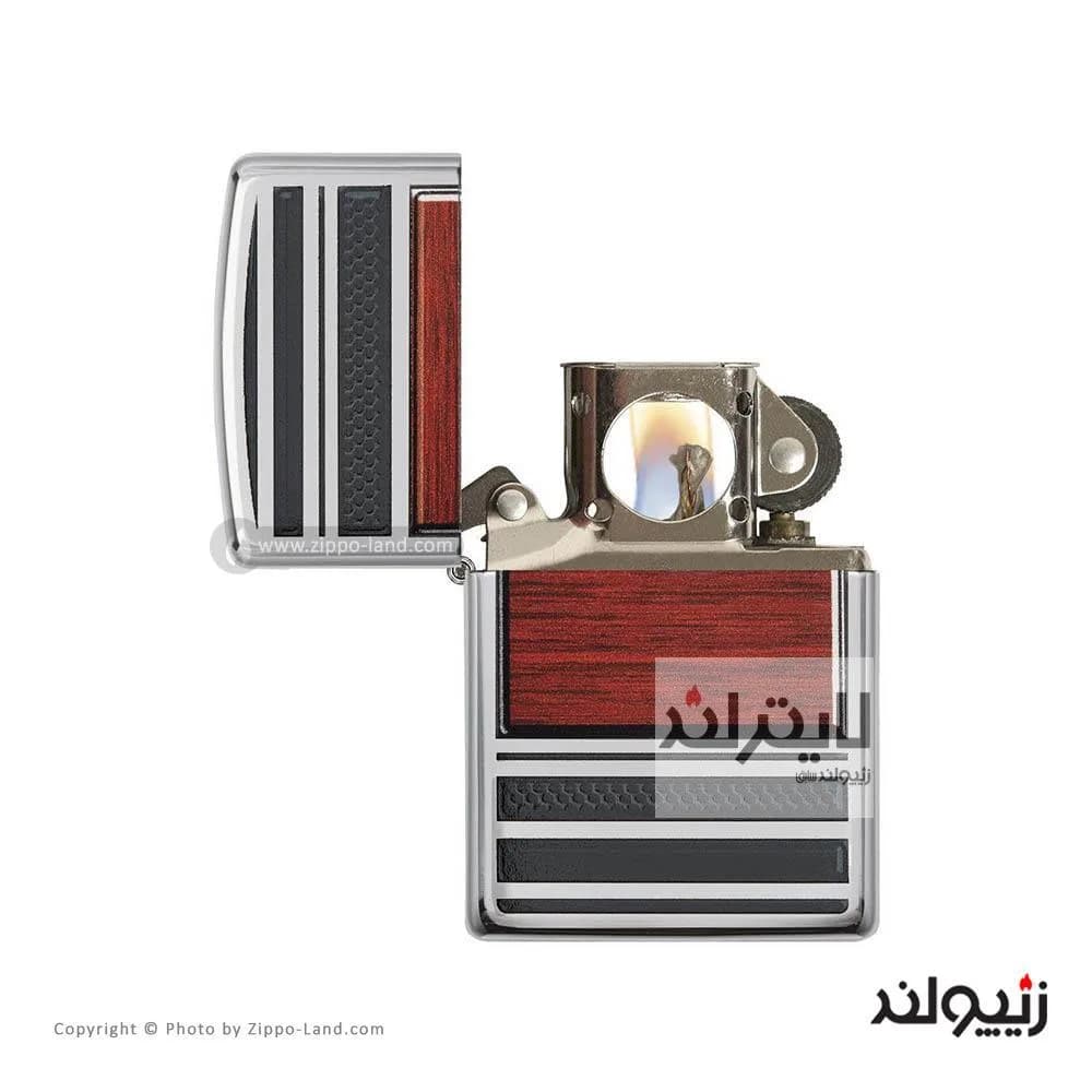 فندک زیپو مدل Pipewood Design کد 28676 — تصویر ۲
