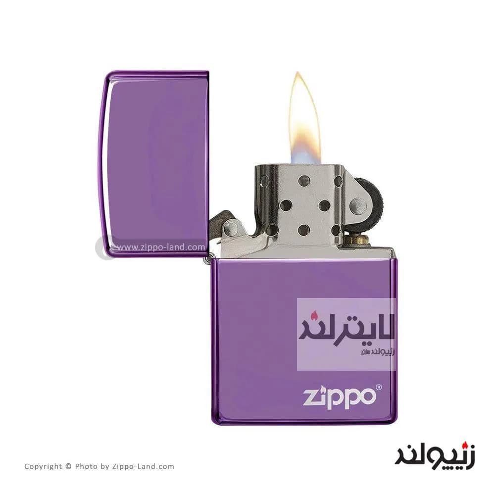 فندک زیپو مدل High Polish Purple کد 24747zl — تصویر ۲