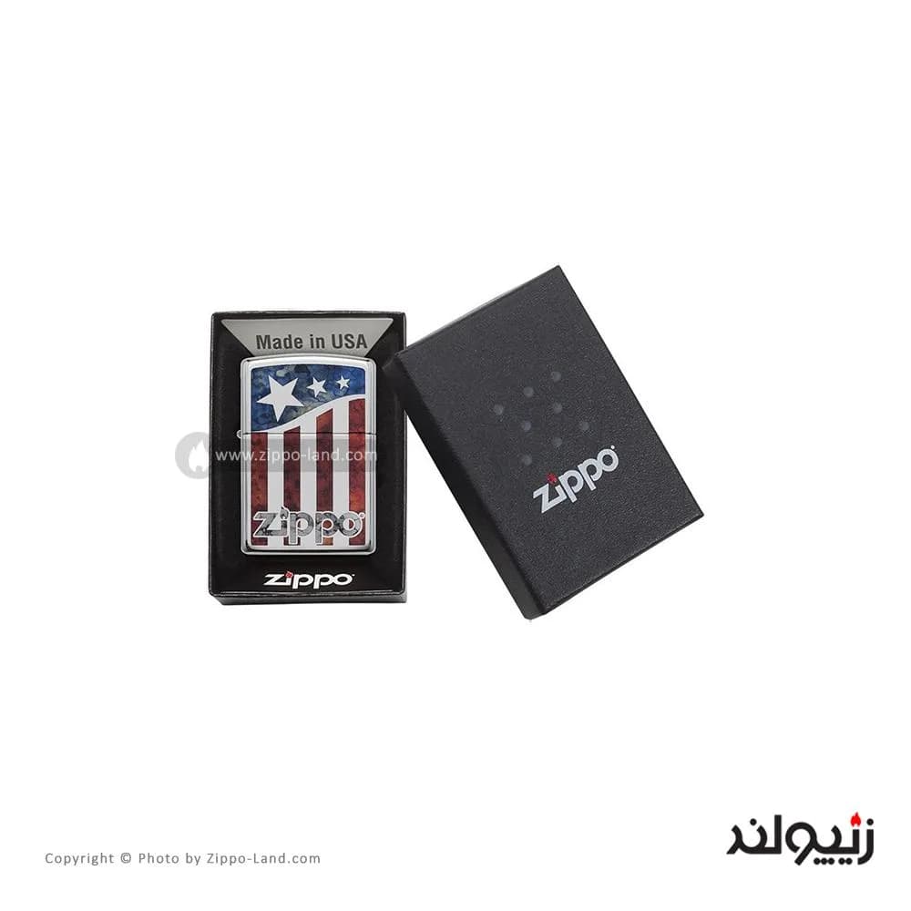 فندک زیپو مدل US Flag کد 29095 — تصویر ۴