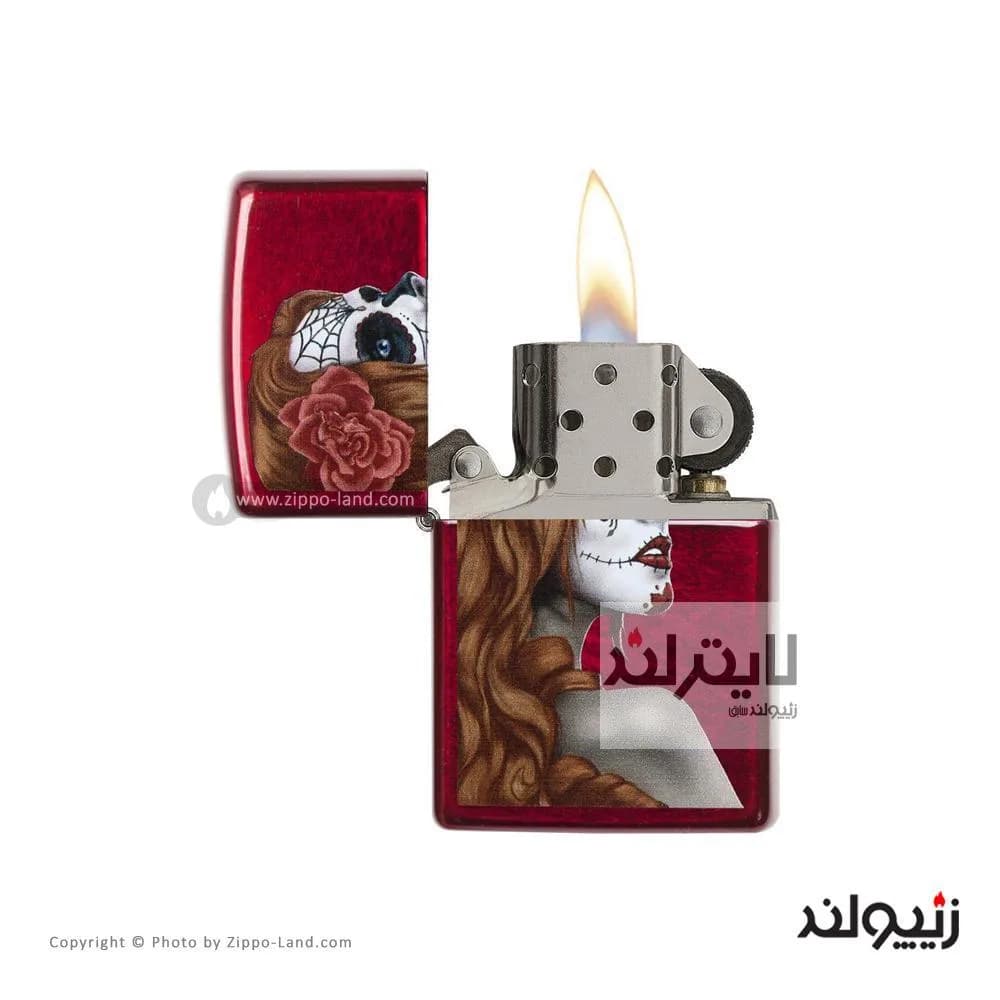 فندک زیپو مدل Day Of The Dead Girl کد 28830 — تصویر ۲