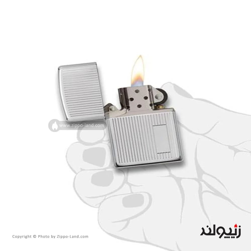 فندک زیپو مدل Stripes کد 350 — تصویر ۳