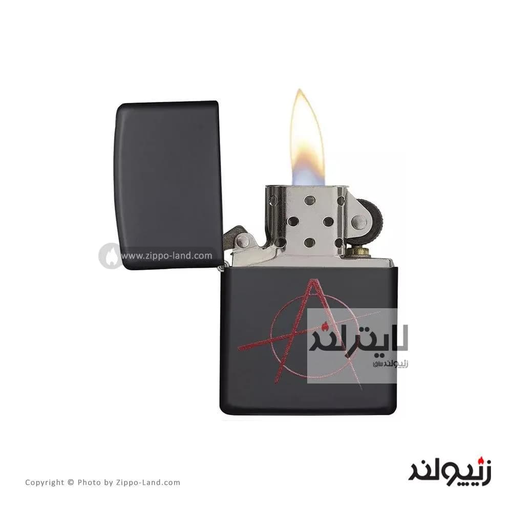 فندک زیپو مدل Anarchy Symbol کد 20842 — تصویر ۲