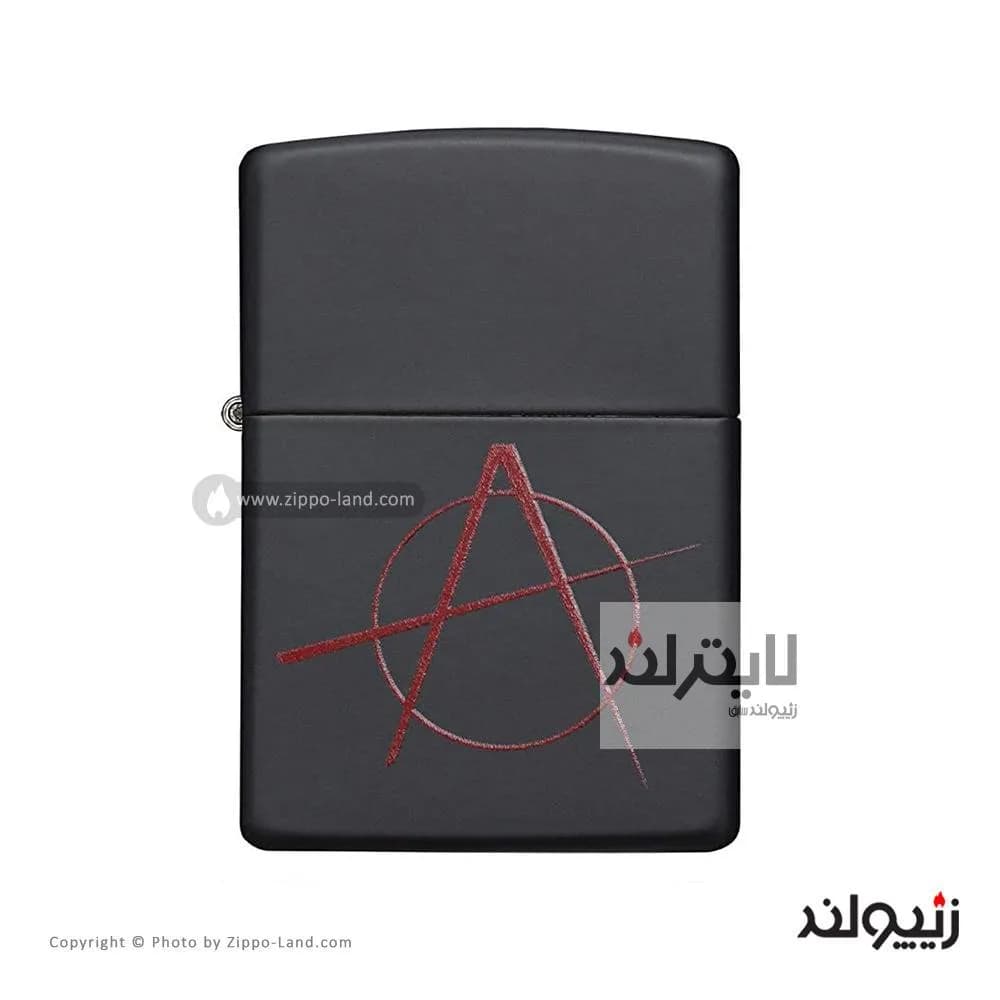 فندک زیپو مدل Anarchy Symbol کد 20842
