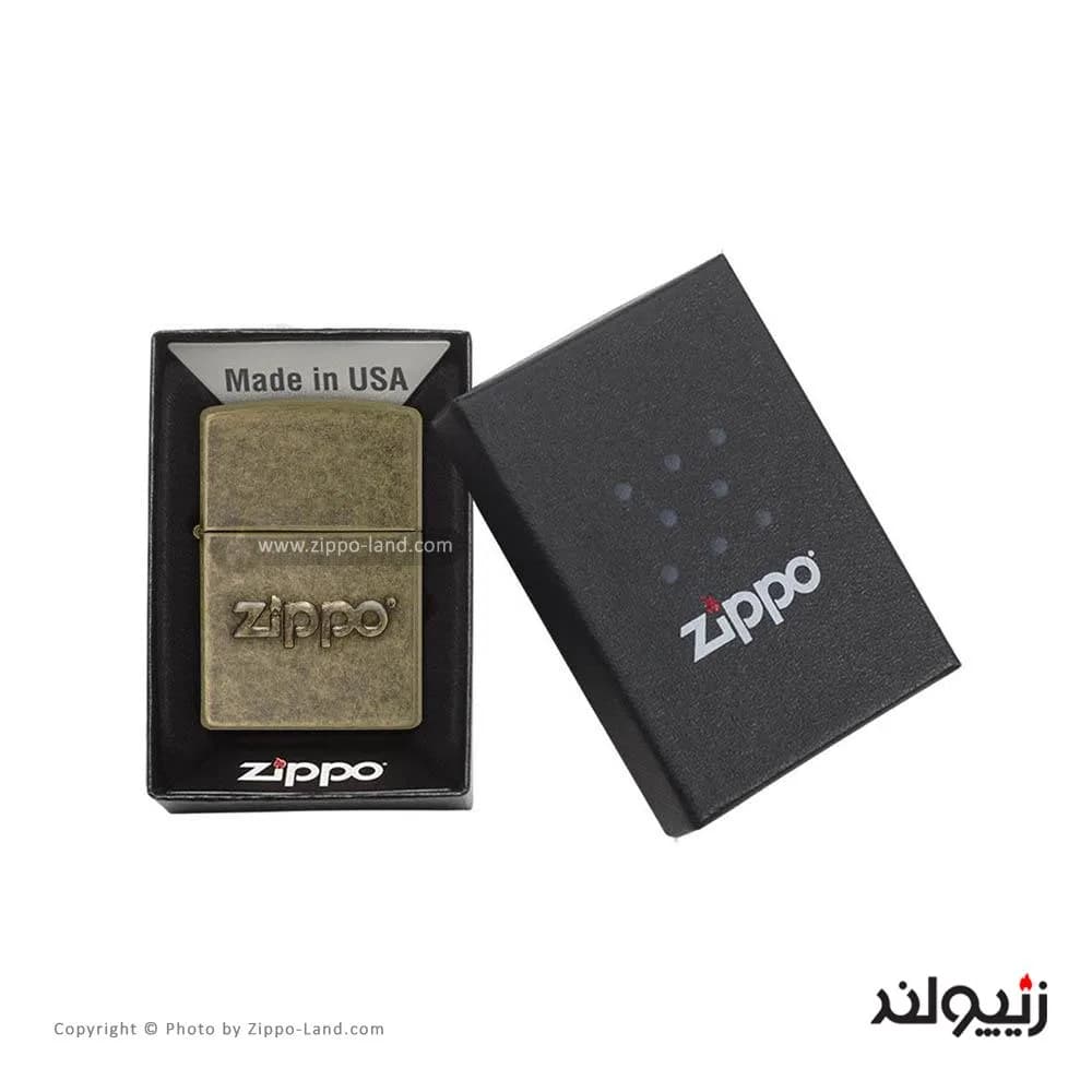 فندک زیپو مدل Antique Stamp کد 28994 — تصویر ۴