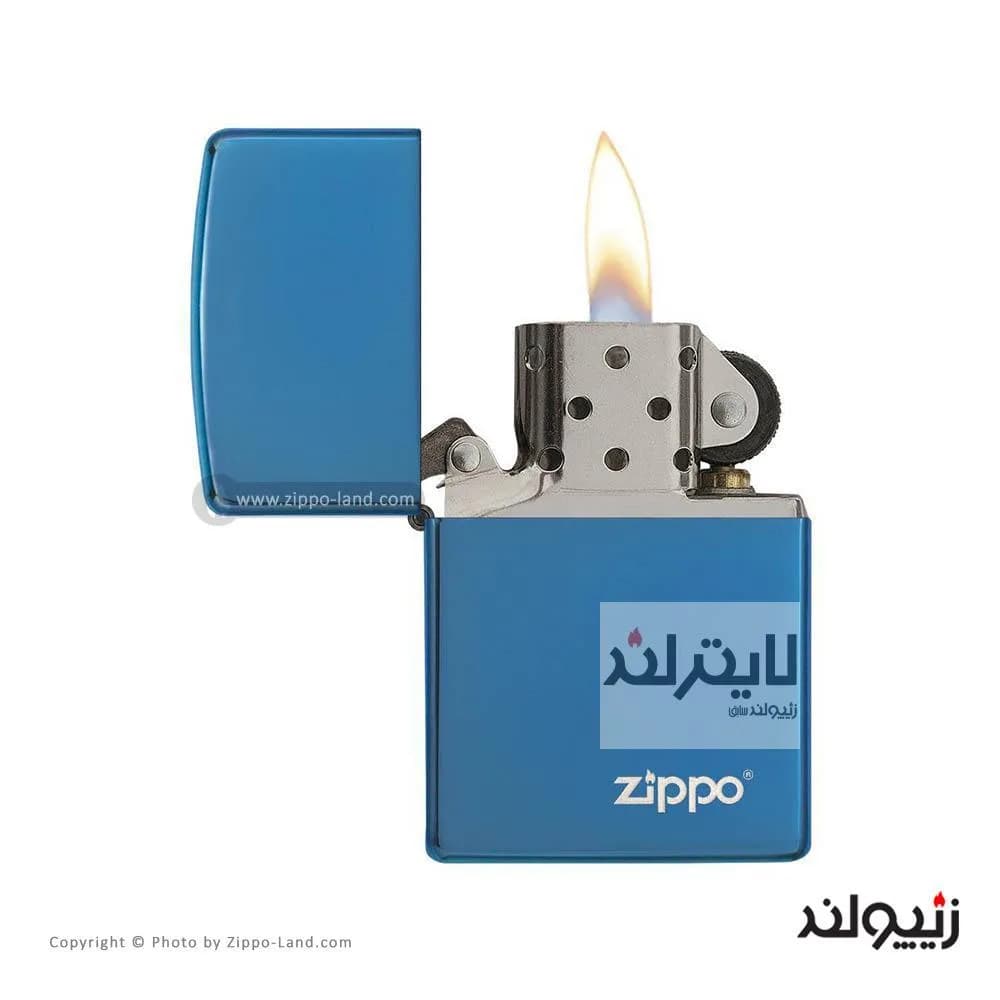 فندک زیپو مدل High Polish Blue کد 20446zl — تصویر ۲