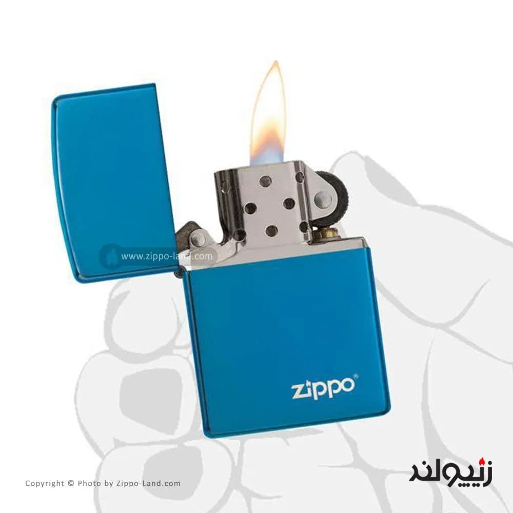 فندک زیپو مدل High Polish Blue کد 20446zl — تصویر ۳