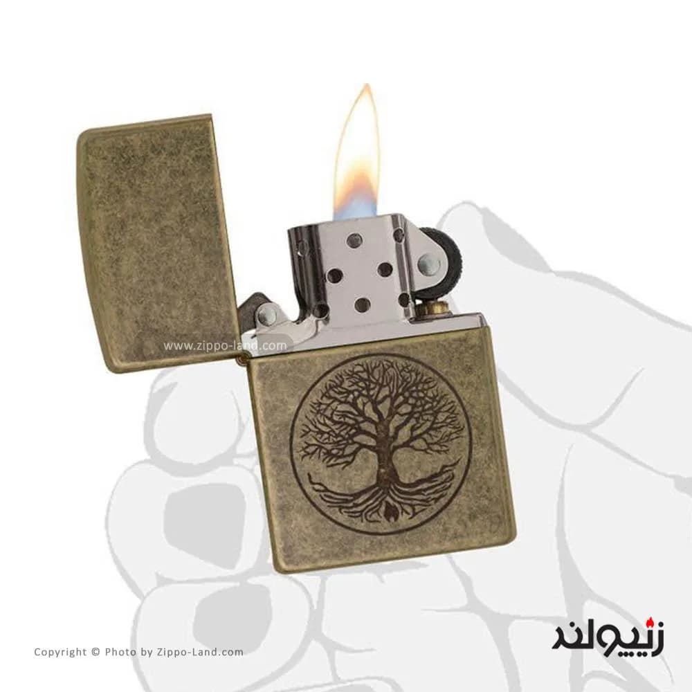 فندک زیپو مدل Tree Of Life کد 29149 — تصویر ۳