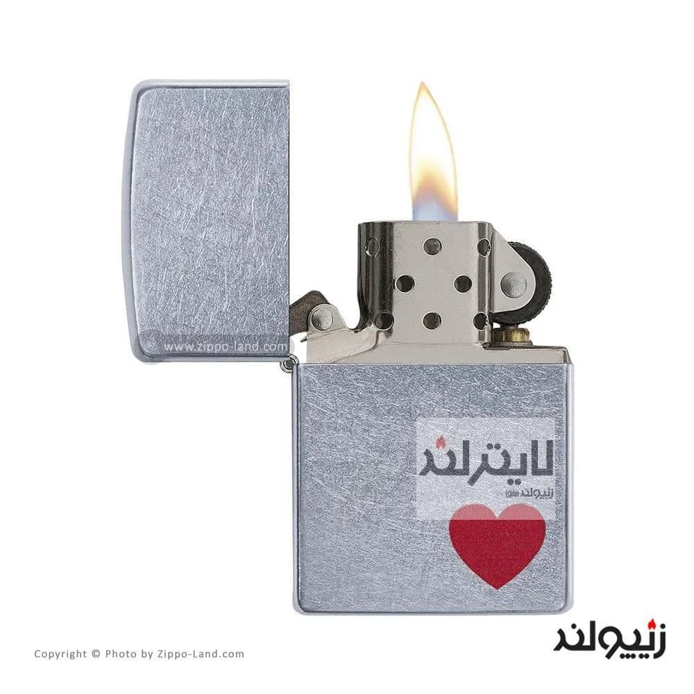 فندک زیپو مدل Love کد 29060 — تصویر ۲