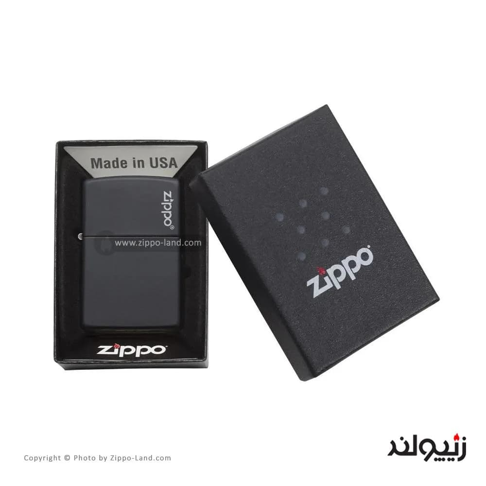 فندک زیپو مدل زیپو لوگو کد 218zl — تصویر ۴
