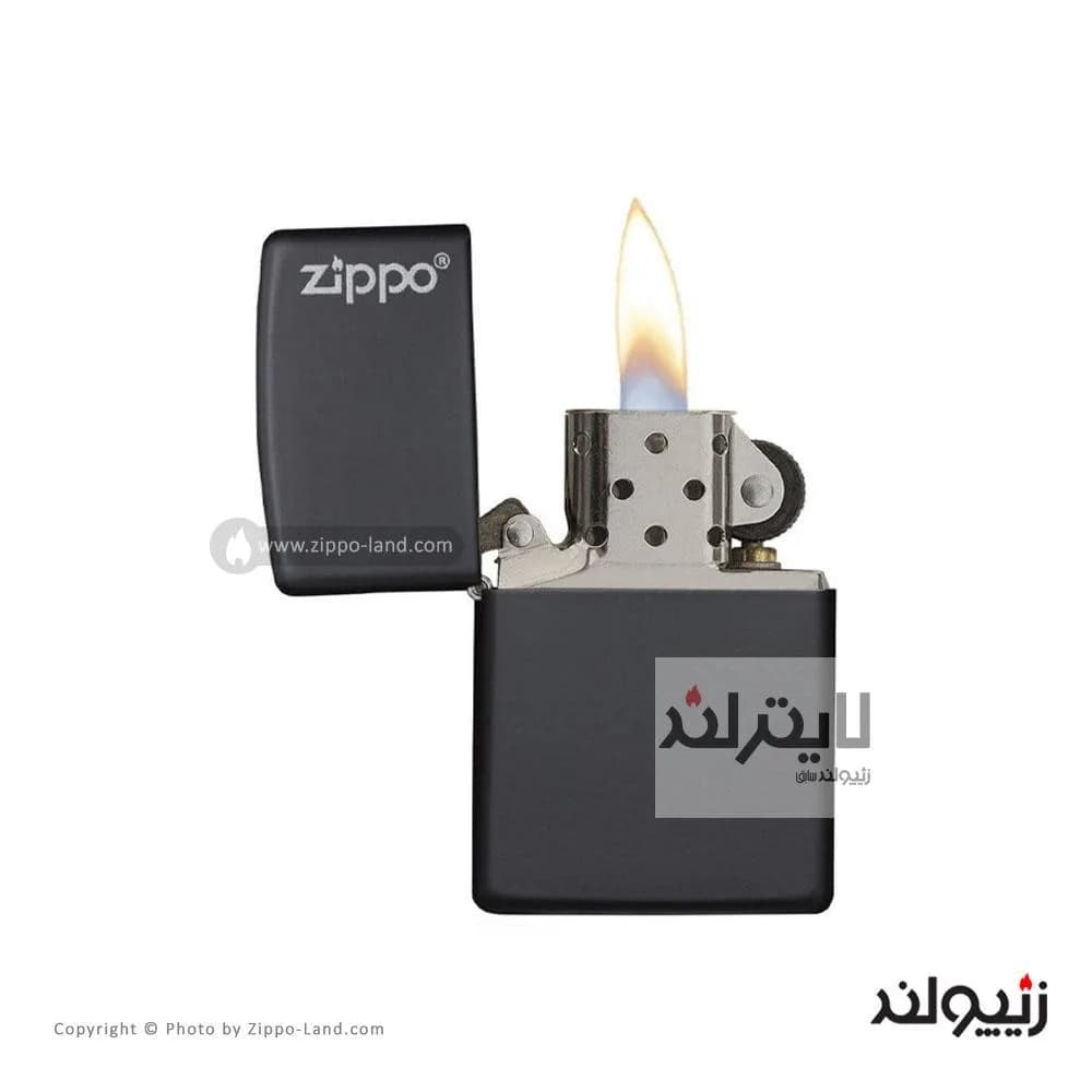 فندک زیپو مدل زیپو لوگو کد 218zl — تصویر ۲