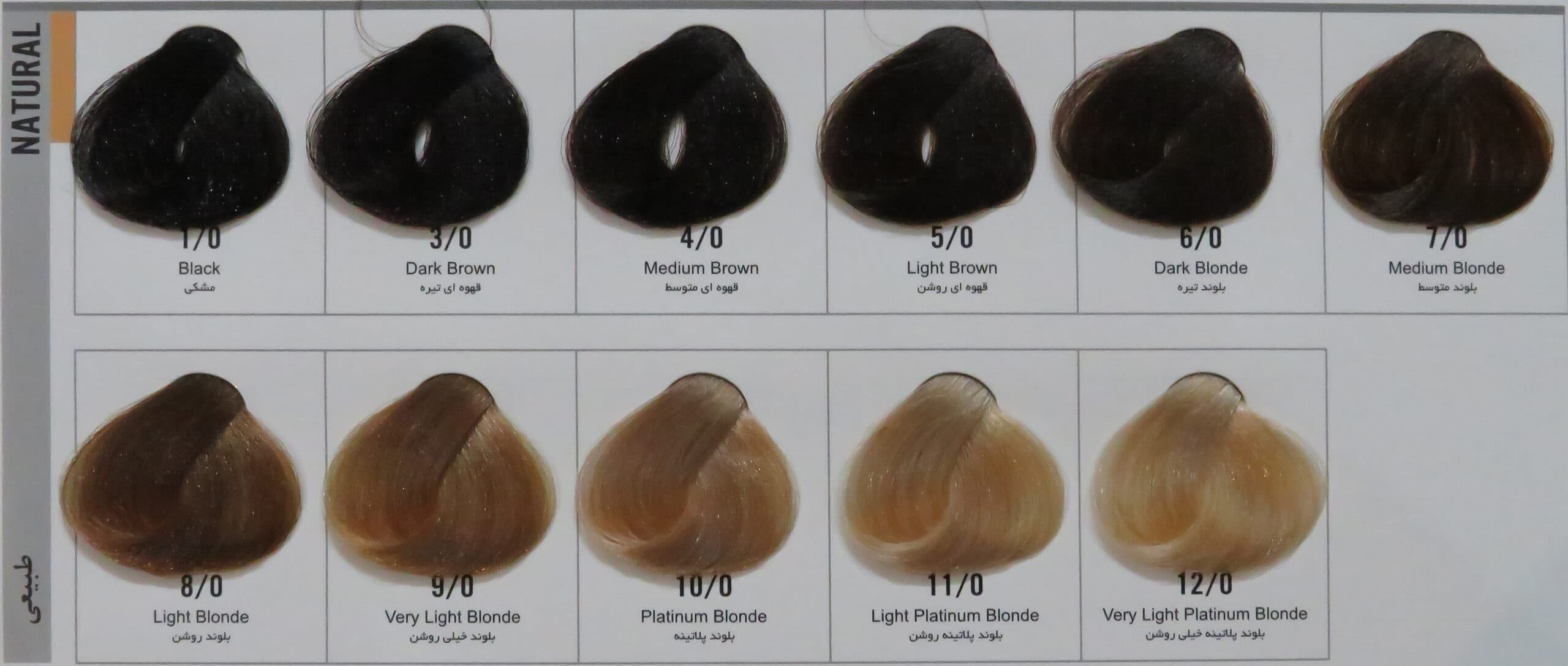 رنگ موی هاترکس کراتینه قهوه ای روشن 5/0 – Hotrex Keratin Hair Color Light Brown — تصویر ۲