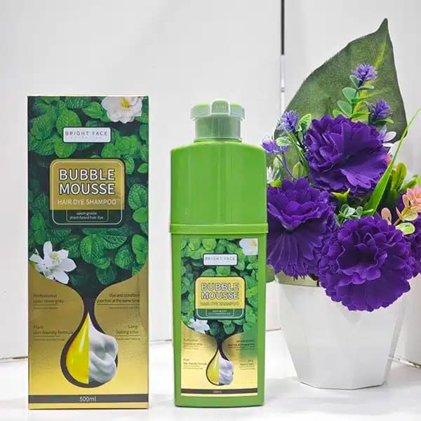 شامپو رنگ مو فومی بابل موس bubble mousse