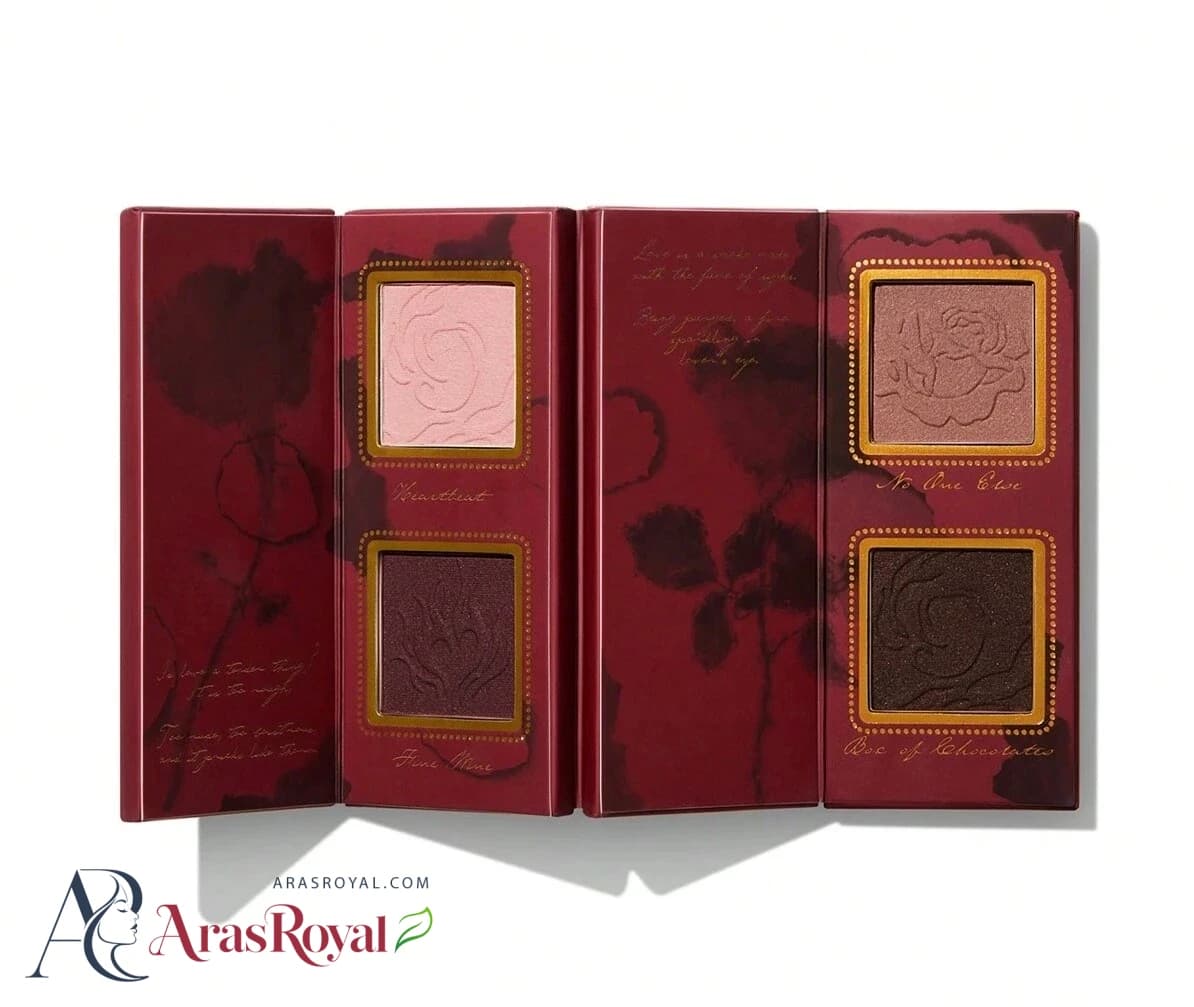 پالت سایه 4 رنگ شیگلم Sheglam مدل Ember Rose — تصویر ۳