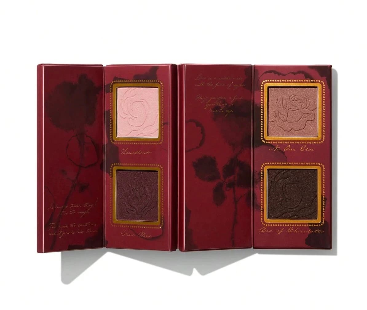 پالت سایه 4 رنگ شیگلم Sheglam مدل Ember Rose — تصویر ۲
