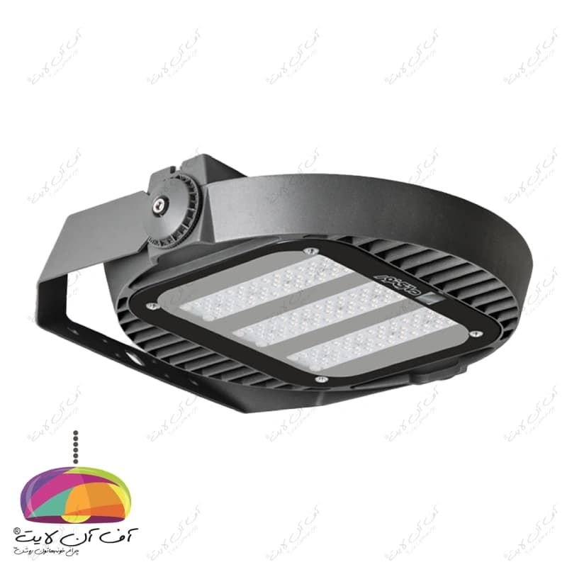 پروژکتور LED خیابانی زاویه پذیر مدل ساترن 150 وات مازی نور — تصویر ۳