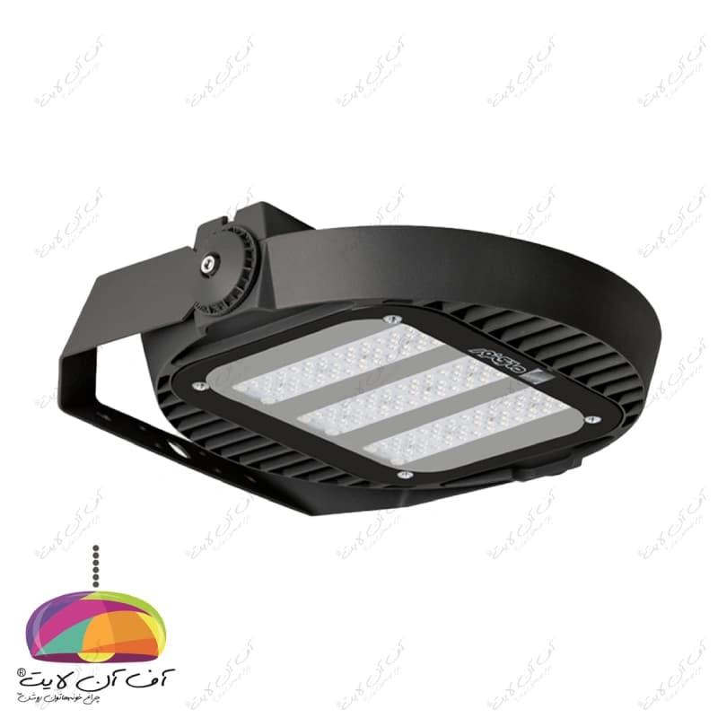 پروژکتور LED خیابانی زاویه پذیر مدل ساترن 150 وات مازی نور