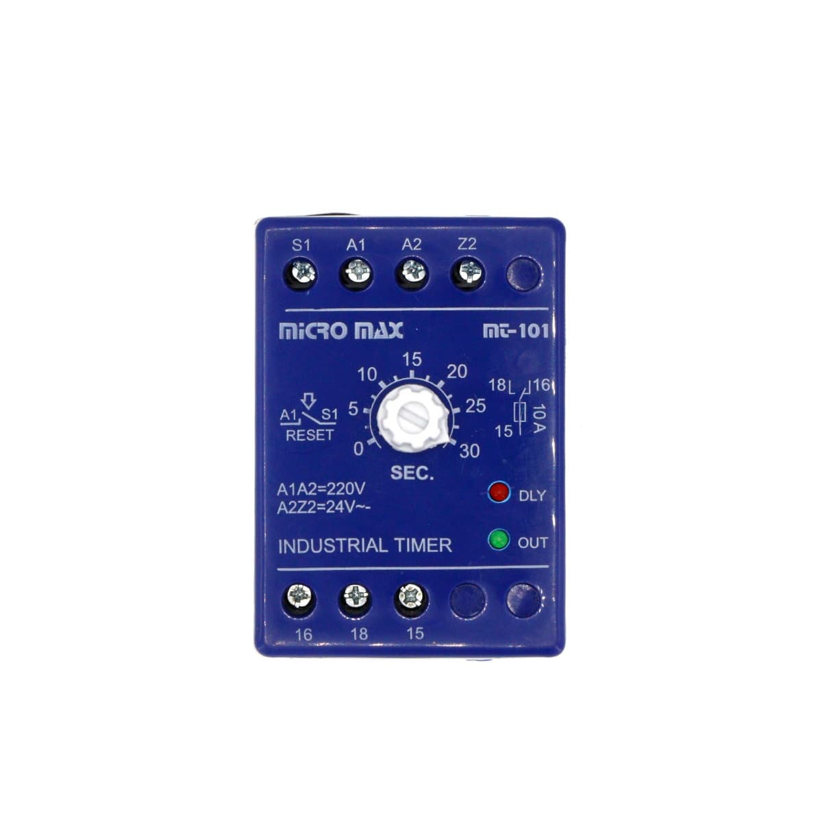 رله تایمر صنعتی MT-101X تا 30 دقیقه میکرومکس
