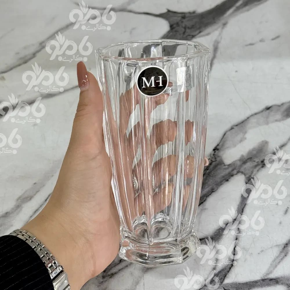 پارچ و لیوان شیشه ای استیج لب ساده — تصویر ۲