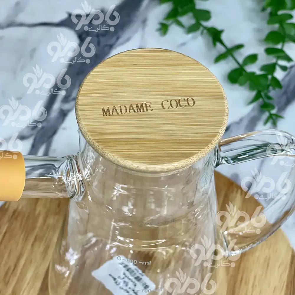 بطری روغن ریز پیرکس مخروطی ساده 900میلی‌لیتر — تصویر ۲