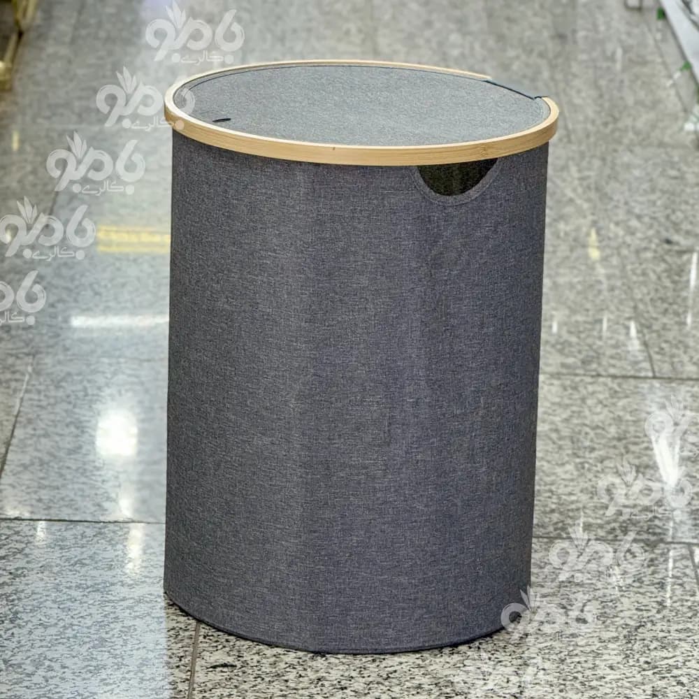 لاندری باکس بامبو پارچه گرد 600.447