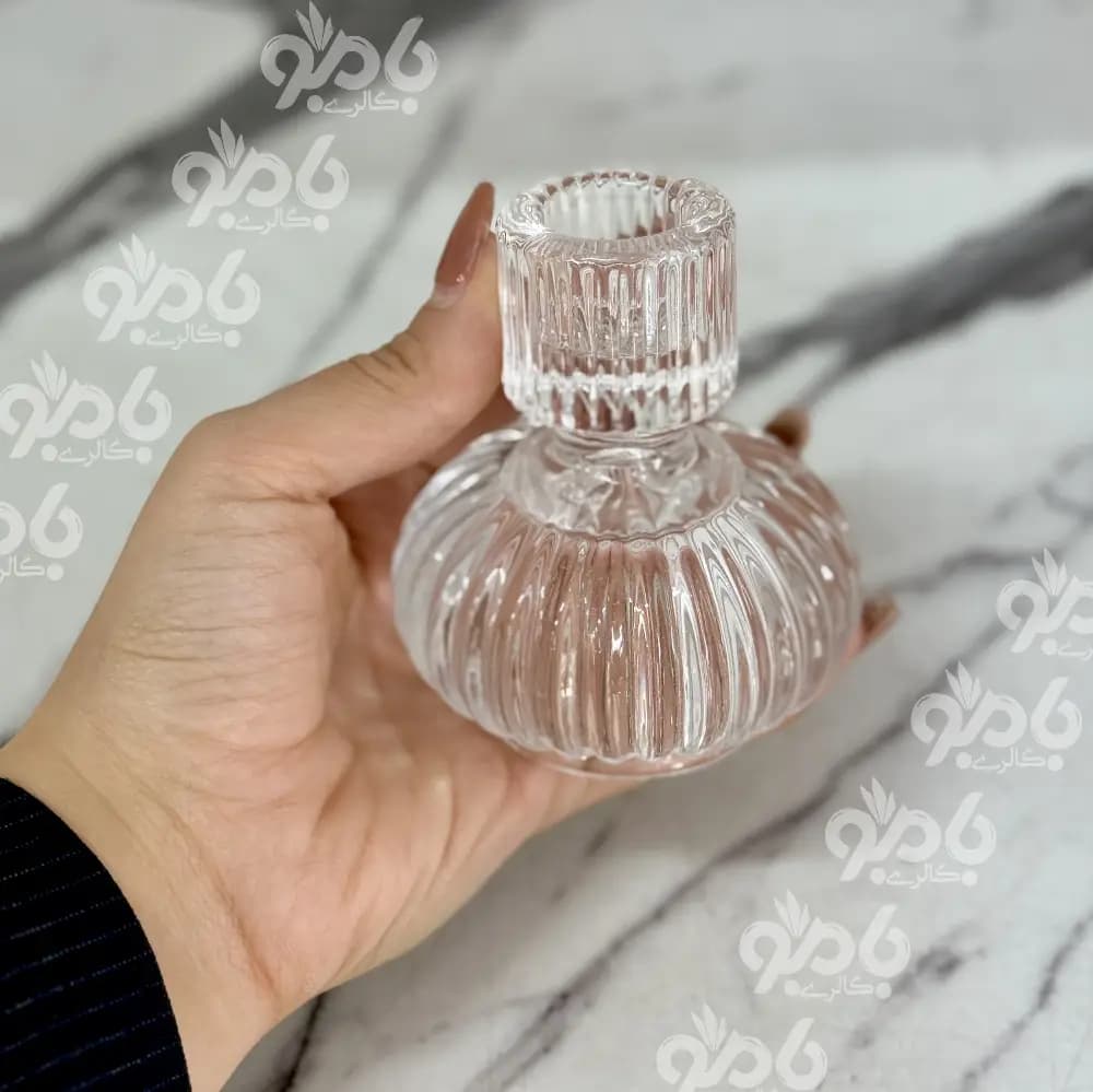 جاشمعی شیشه ای قلمی تپل شیار 600.485