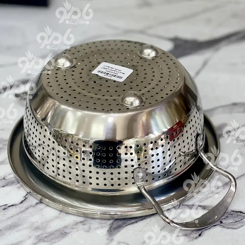 آبکش استیل دسته دار یونیک — تصویر ۴