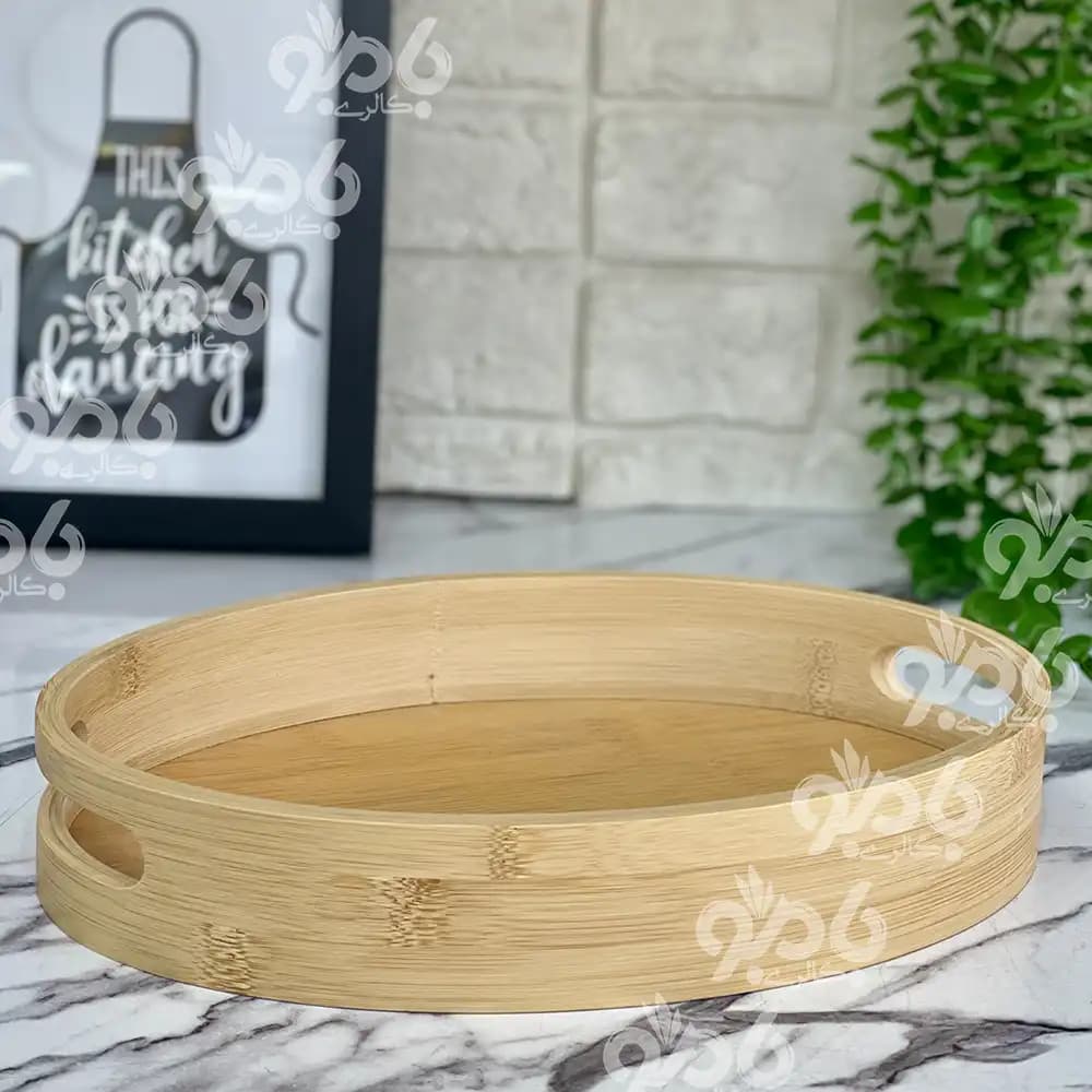سینی بامبو بیضی — تصویر ۳