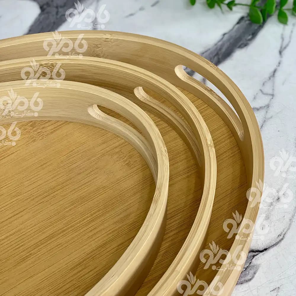 سینی بامبو بیضی — تصویر ۲