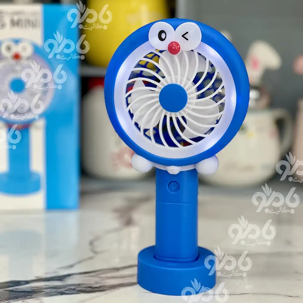 پنکه فانتزی دستی چراغدار 9018 — تصویر ۳