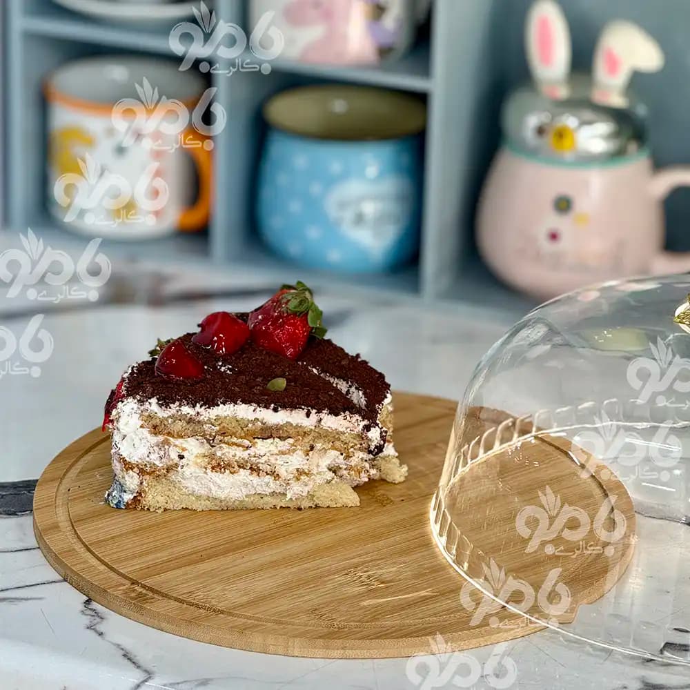 کاپ کیک بامبو درب اکرولیک وارداتی 28 — تصویر ۳