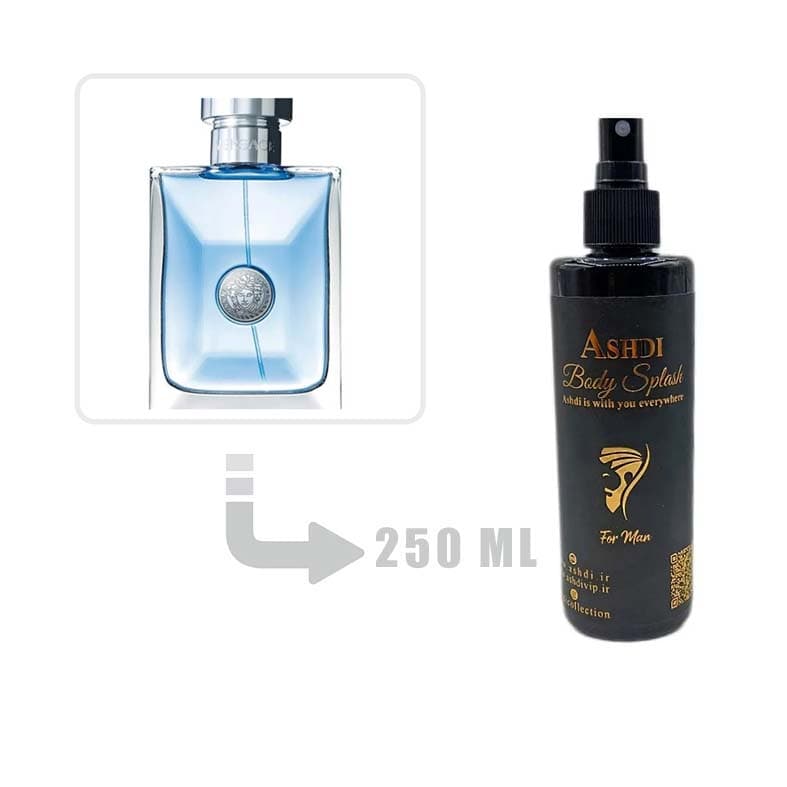 بادی اسپلش ورساچه پورهوم مردانه (ورساچه آبی) 250 میل | Versace Pour Homme for Men 250ml