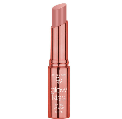 گلدن رز بالم لب مدل GLOW KISS شماره 01 رنگ Vanilla Latte