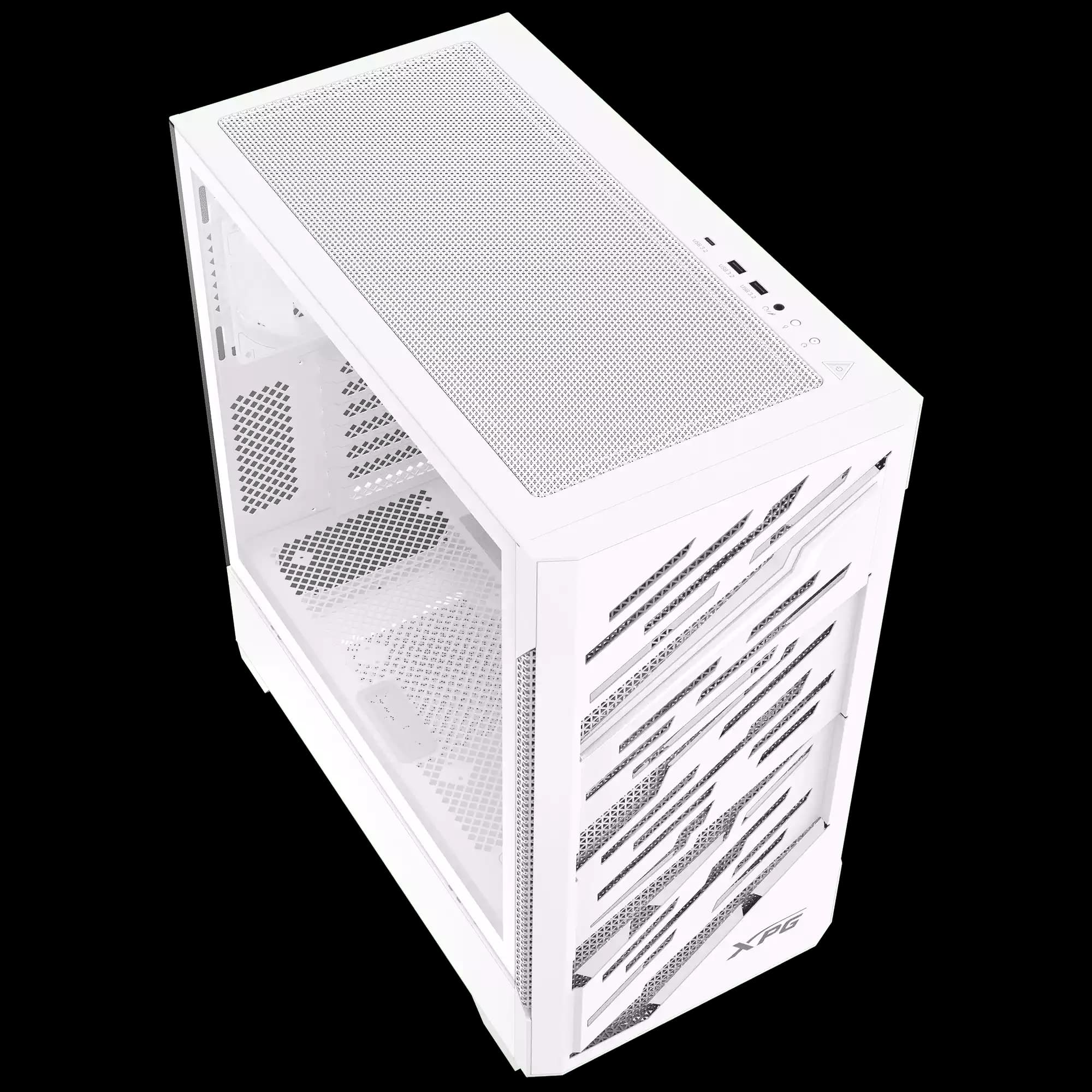 کیس گیمینگ ای دیتا مدل XPG STARKER AIR BTF White — تصویر ۳