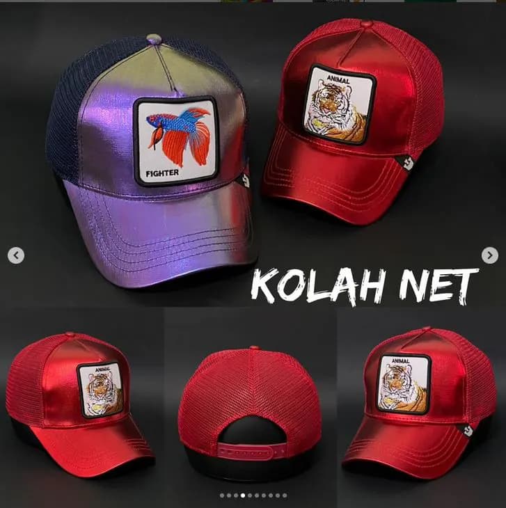 کلاه پشت تور گورین چرم كد 4261 — تصویر ۴