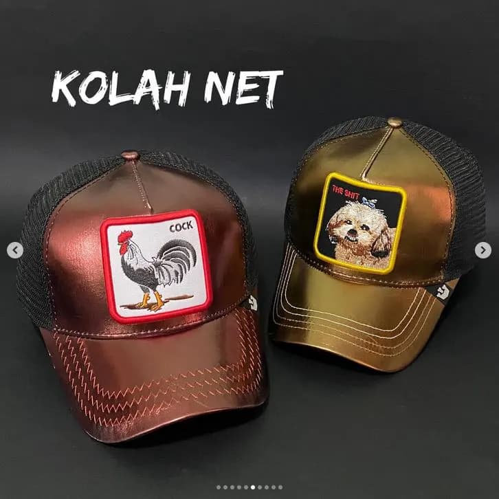 کلاه پشت تور گورین چرم كد 4261 — تصویر ۶