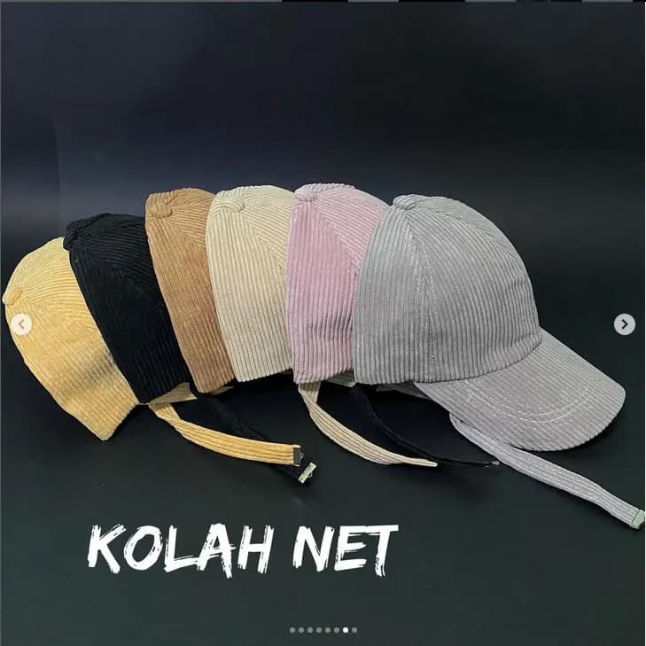کلاه مخمل کبریتی مات کد 4249 — تصویر ۷
