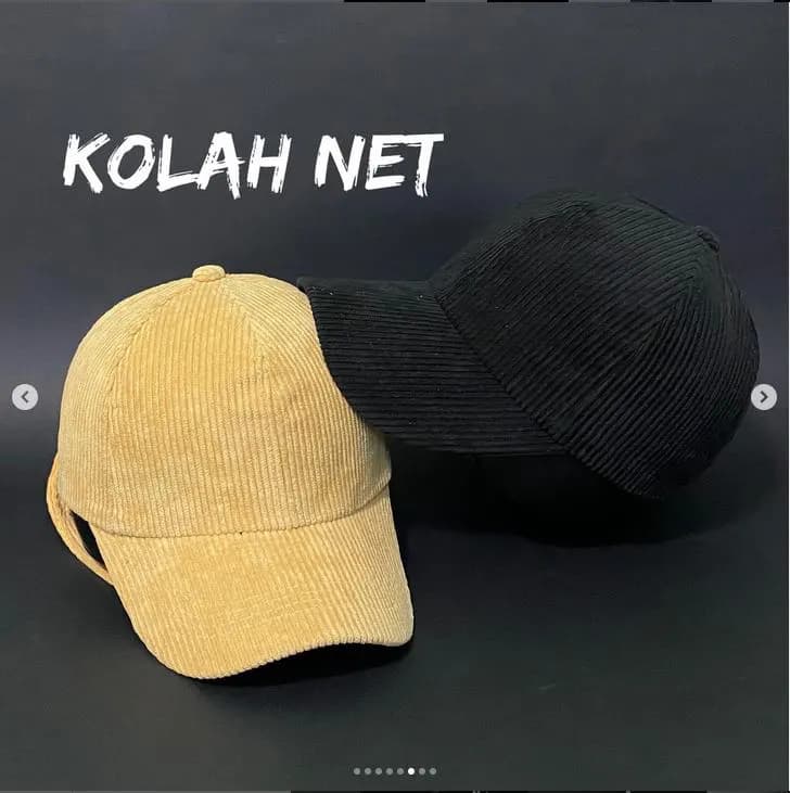 کلاه مخمل کبریتی مات کد 4249 — تصویر ۶