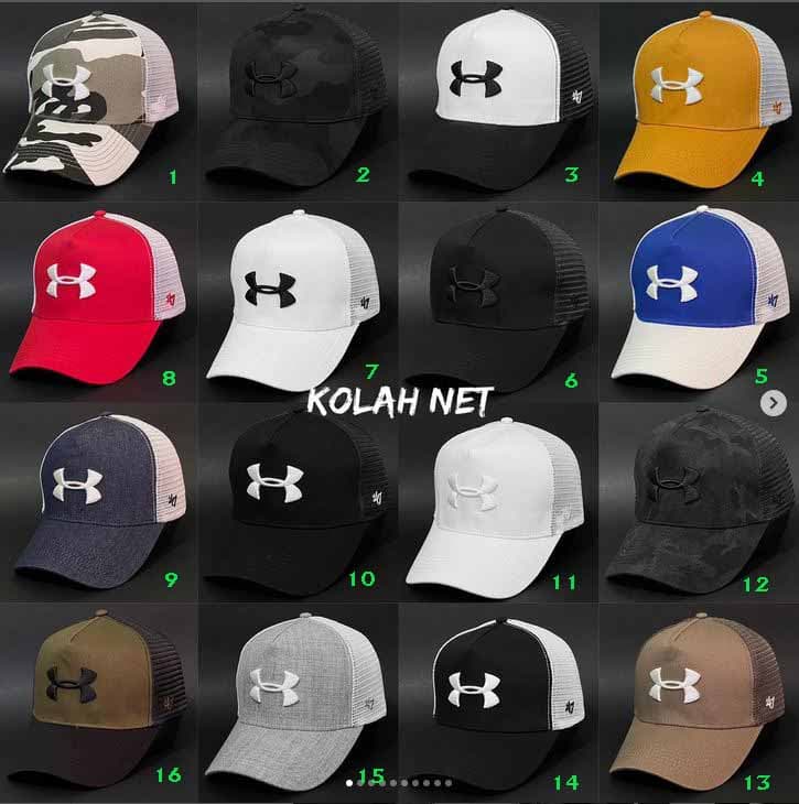 کلاه پشت تور 47 طرح under Armor کد 4102 — تصویر ۲