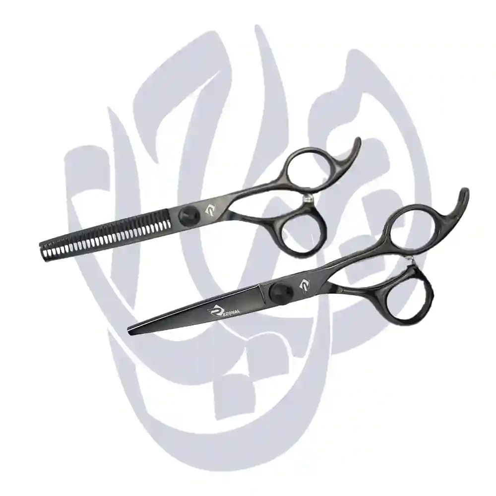 ست قیچی اکونومی مشکی کد E-4 سایز “5.75