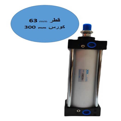 جک پنوماتیک 600*63 |جک پنوماتیک چهار میل sc63*300-s