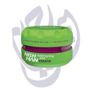 واکس مو نیشمن سبز بنفش 05 مدل Nishman | Keratin