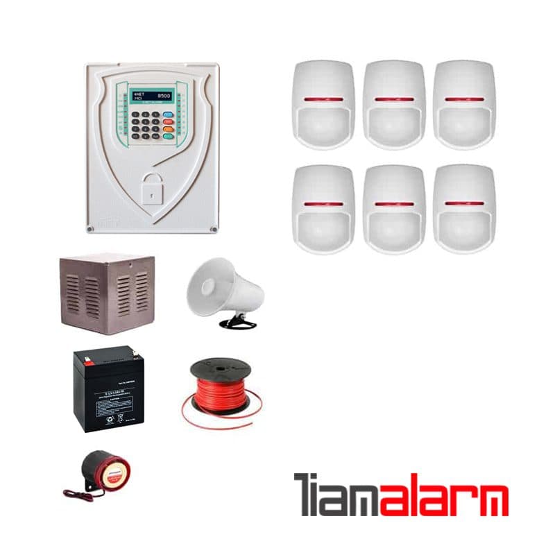 پکیج دزدگیر اماکن باسیم مدل فورنت سیم کارتی و تلفنی B500PY6
