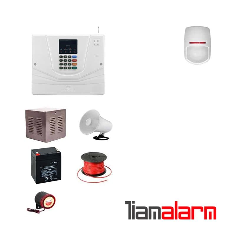 پکیج دزدگیر اماکن باسیم مدل مستر سیم کارتی و تلفنی M930PY1