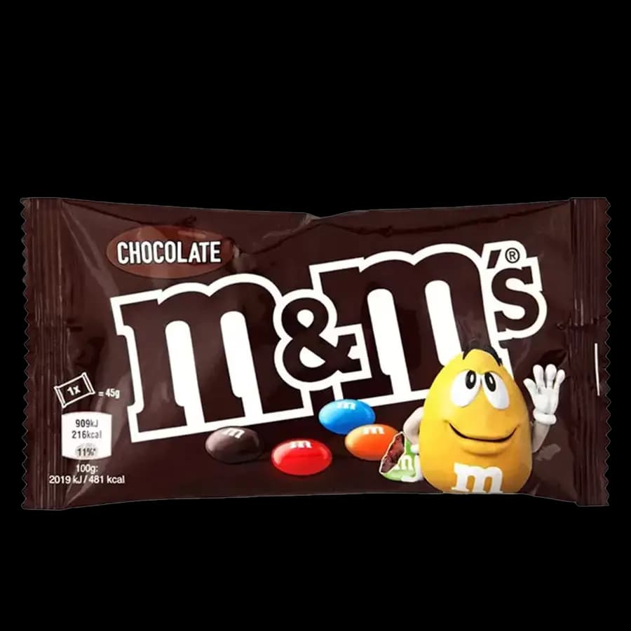 اسمارتیز ام اند امز (M&M’S) با مغز شکلات 45 گرمی – عمده بسته 24 عددی — تصویر ۲