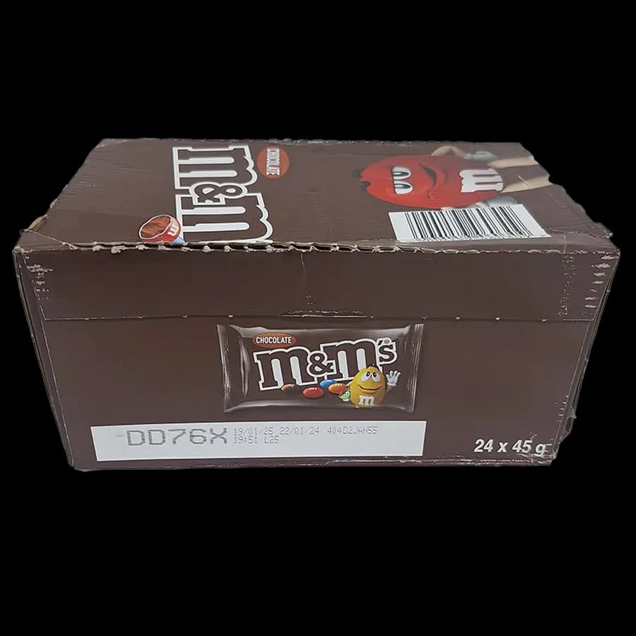 اسمارتیز ام اند امز (M&M’S) با مغز شکلات 45 گرمی – عمده بسته 24 عددی