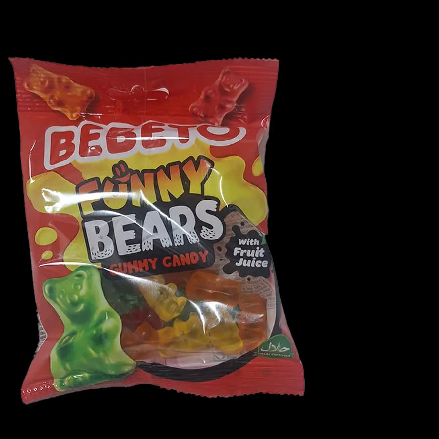 پاستیل ببتو خرسی 80 گرمی(Funny Bears) بسته 12 عددی — تصویر ۲