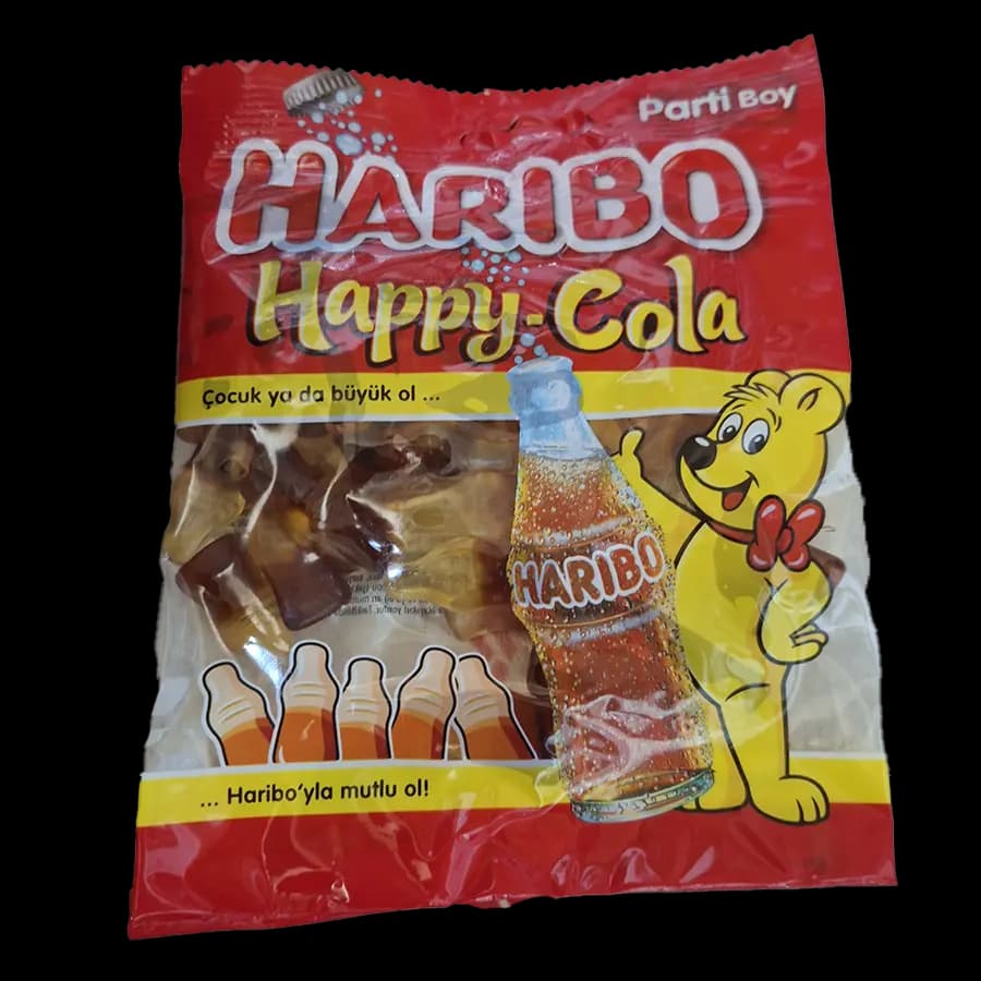 پاستیل هاریبو 160 گرمی طعم نوشابه ای (Happy cola) ترکیه ای