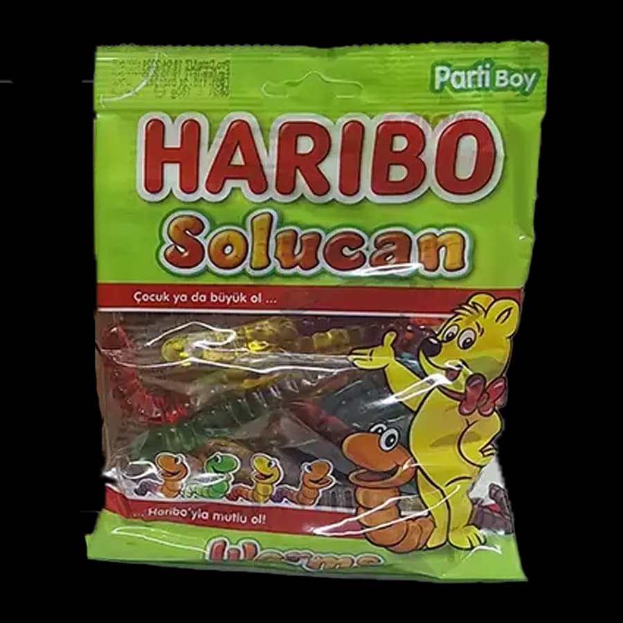 پاستیل هاریبو 160 گرمی مدل کرمی (Solucan)