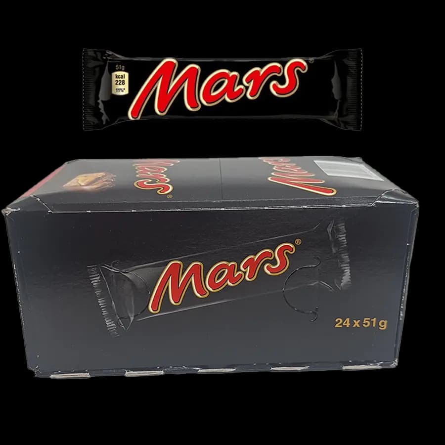 شکلات مارس 51 گرمی (mars) – عمده بسته 24 عددی