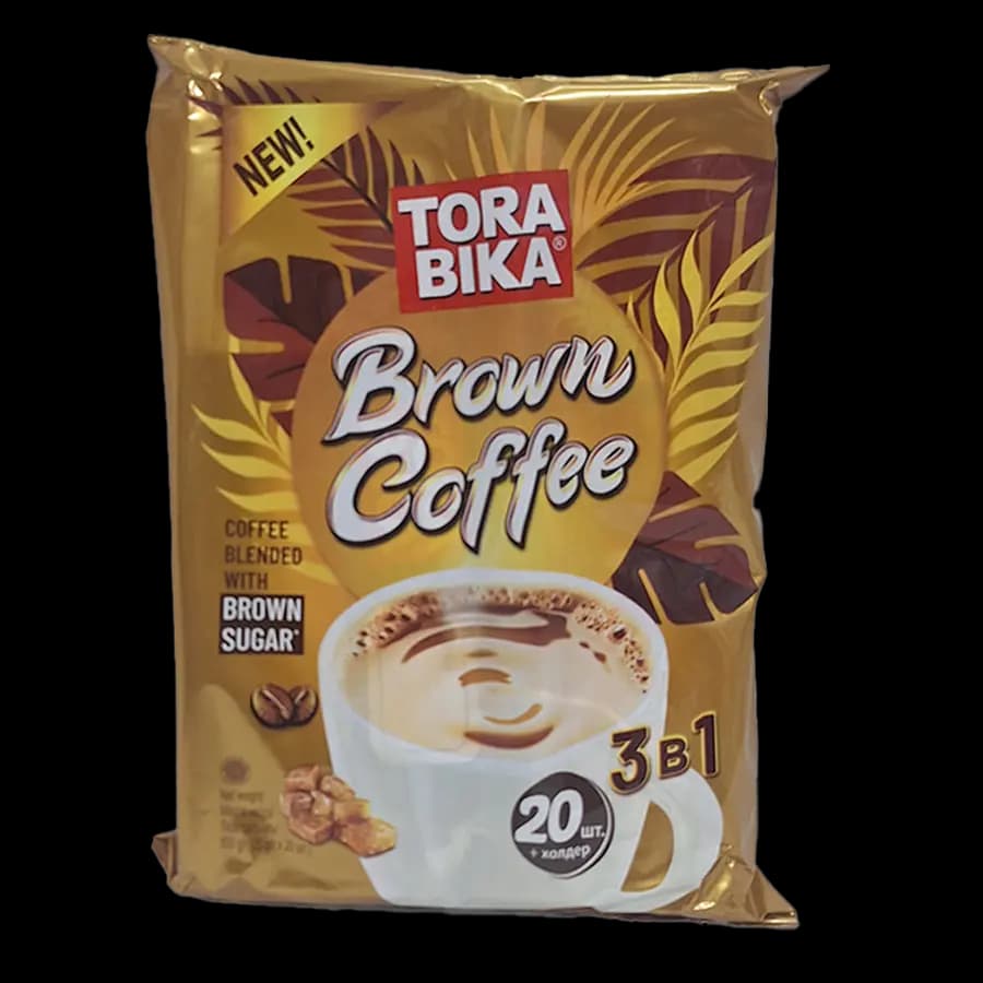 کافی میکس ترابیکا براون کافی(Brown Coffee) اصلی بسته 20 عددی